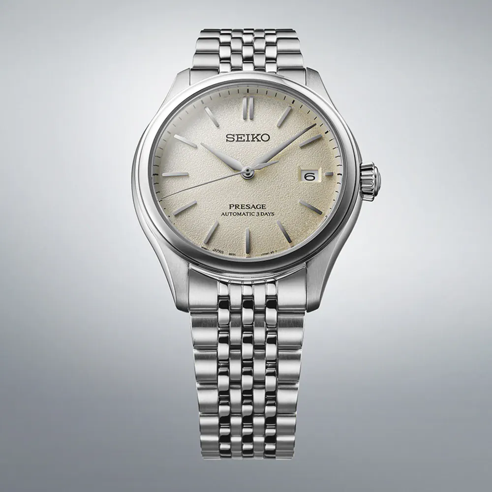 Seiko Presage Presage Classic Series 'Shiro-iro' 40mm Mens Watch White in White, additional product view 2