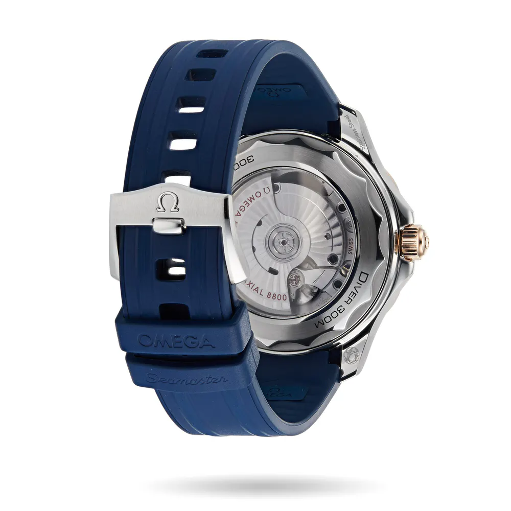Omega Seamaster Diver 300M Co-Axial 42mm Mens Watch Blue detail 3