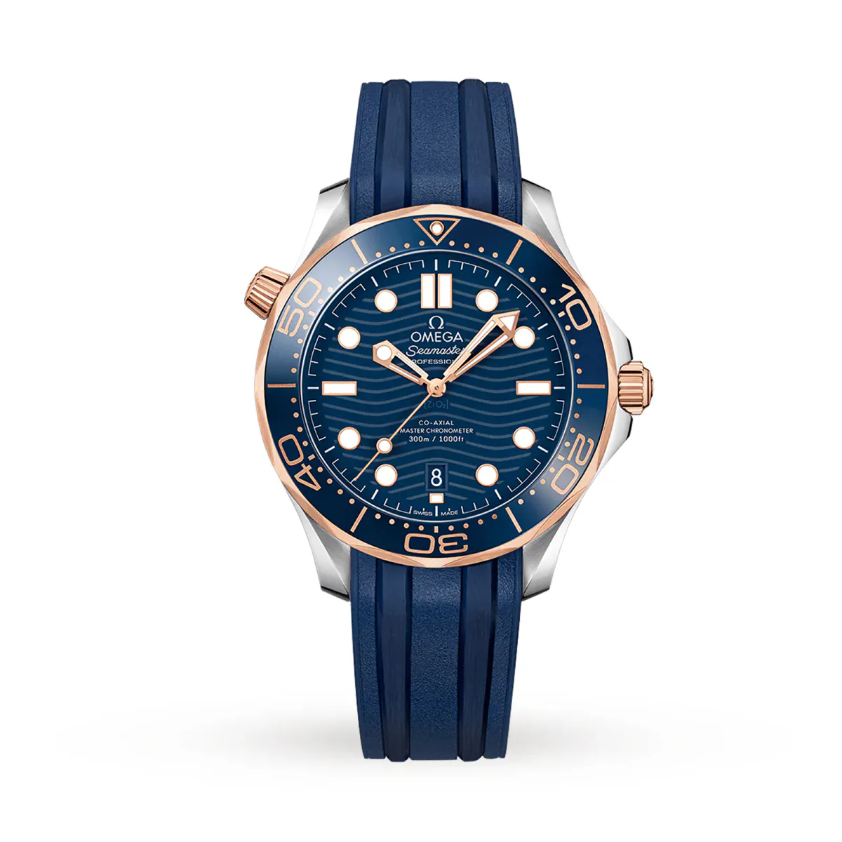 Omega Seamaster Diver 300M Co-Axial 42mm Mens Watch Blue