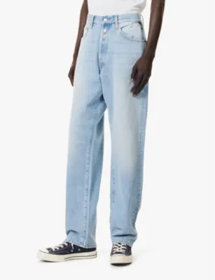 REPLAY M9ZERO1 straight-leg regular-fit denim jeans - 28/32 in Super Light Blue, additional product view 3