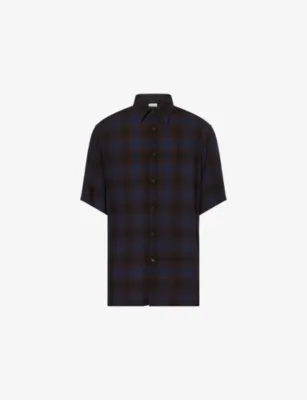 DRIES VAN NOTEN Cassidye Checked Woven Shirt