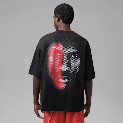 Jordan Sport Men's Dri-FIT Graphic T-Shirt - Black/White