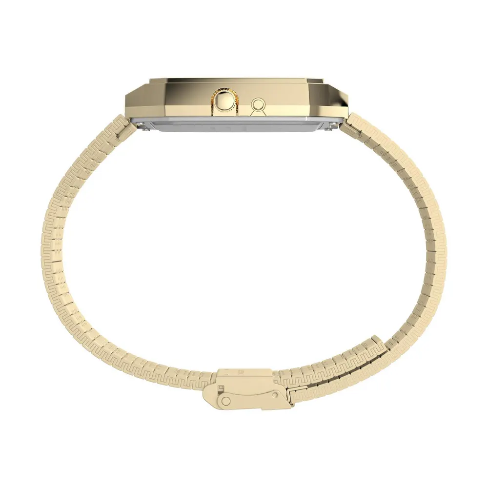 Timex Men's Auto Analogue Watch in Gold/Gold, additional product view 2