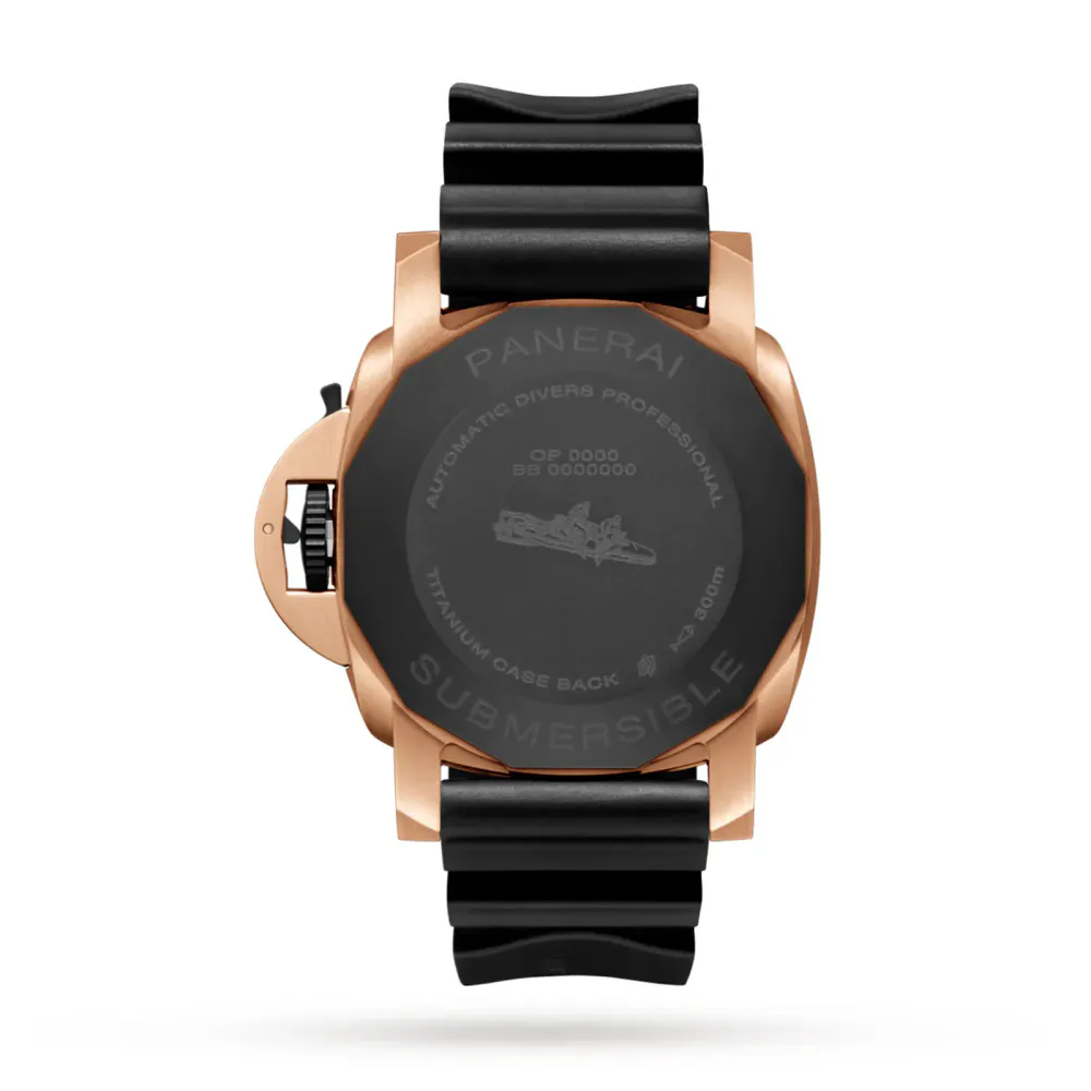 Panerai Submersible QuarantaQuattro Goldtech™ OroCarbo 44mm in Black, additional product view 2