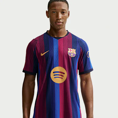 Nike F.C. Barcelona 2026/27 Match Home Men's Nike Aero-FIT Football Authentic Shirt - Deep Garnet/Blue Void/Blackened Blue/Mineral Yellow