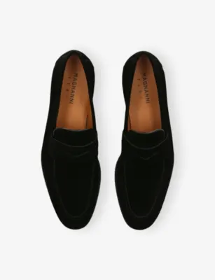 MAGNANNI Diezma suede penny loafers - EUR 42.5 / 8.5 UK MEN in BLACK, additional product view 2