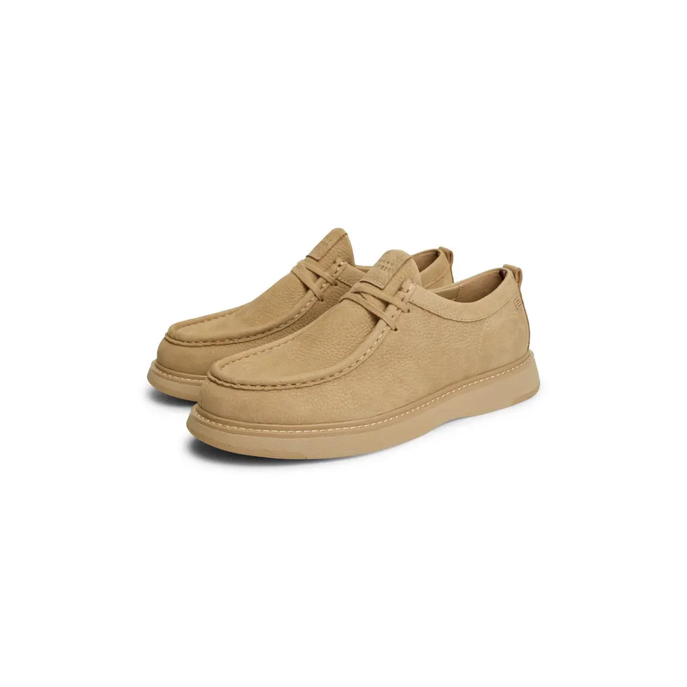 Tommy Hilfiger Men's Comfort Leather Lace-Up Moc-Toe Shoes detail 2