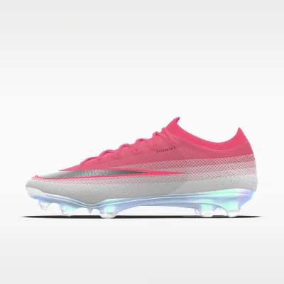 Nike Mercurial Vapor 17 Elite By You Custom Firm-Ground Low-Top Football Boots - Hyper Pink/White