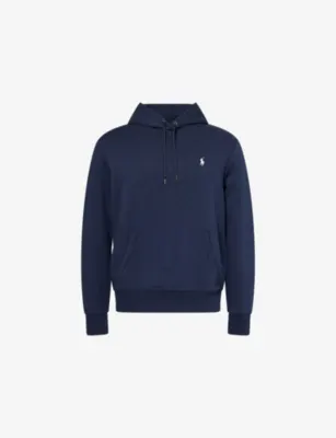 POLO RALPH LAUREN Logo-Embroidered Knit-Tech Cotton-Blend Hoody