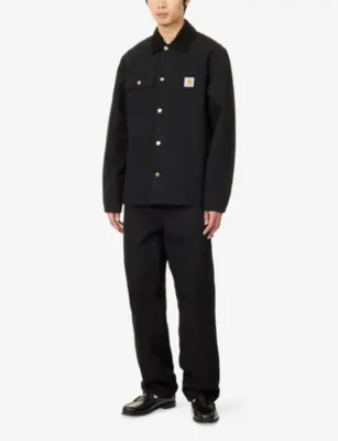 CARHARTT WIP Michigan Patch-Pocket Loose-Fit Denim Coat detail 2