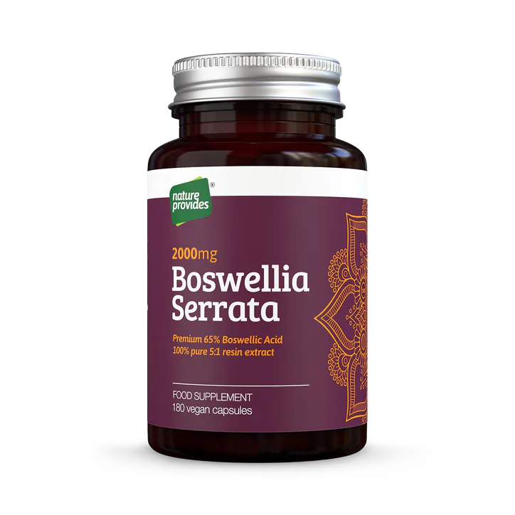 Nature Provides Boswellia Serrata (2000mg) 5:1 Extract | 65% Boswellic Acid 180 Capsules