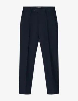 BOGGI MILANO Straight Regular-Fit Stretch Wool-Blend Trousers