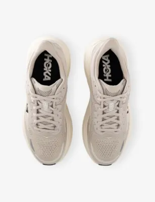 DECKERS HOKA Bondi 9 Mesh Trainers - 8 in RIVER ROCK GREY ALABASTE, additional product view 2
