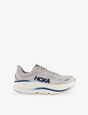 DECKERS HOKA Bondi 9 Mesh Trainers - 8 in STUCCO GROUT – Mens | Trainers | Lace up trainers