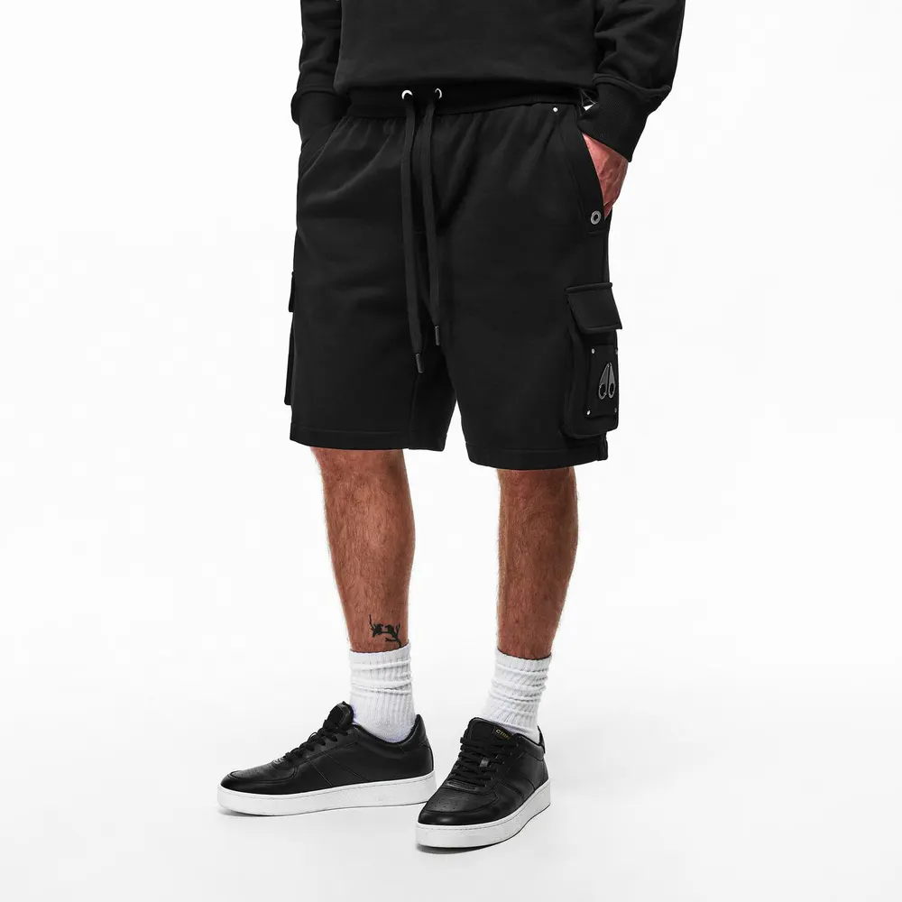Moose Knuckles Men's Fleece Jogger Shorts detail 3