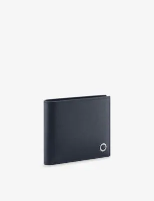 BVLGARI Logo-Plaque Leather Bi-Fold Wallet