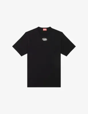 DIESEL T-Adjust Logo-Embellished Cotton T-Shirt