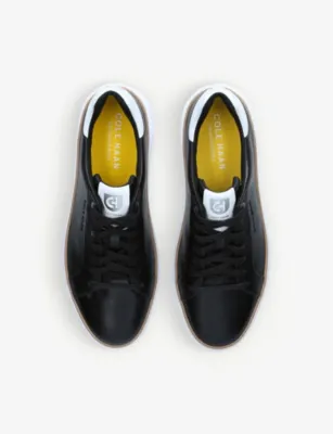 COLE HAAN Grand Pro Topspin leather trainers - White - EUR 43.5 / 9.5 UK MEN in BLACK, additional product view 2