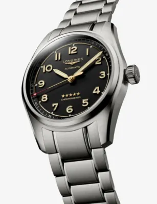 LONGINES L3.810.1.53.6 Longines Spirit 40mm Titanium Automatic Watch in TITANIUM, additional product view 2