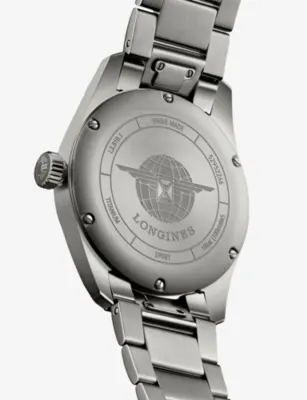 LONGINES L3.810.1.53.6 Longines Spirit 40mm Titanium Automatic Watch in TITANIUM, additional product view 3