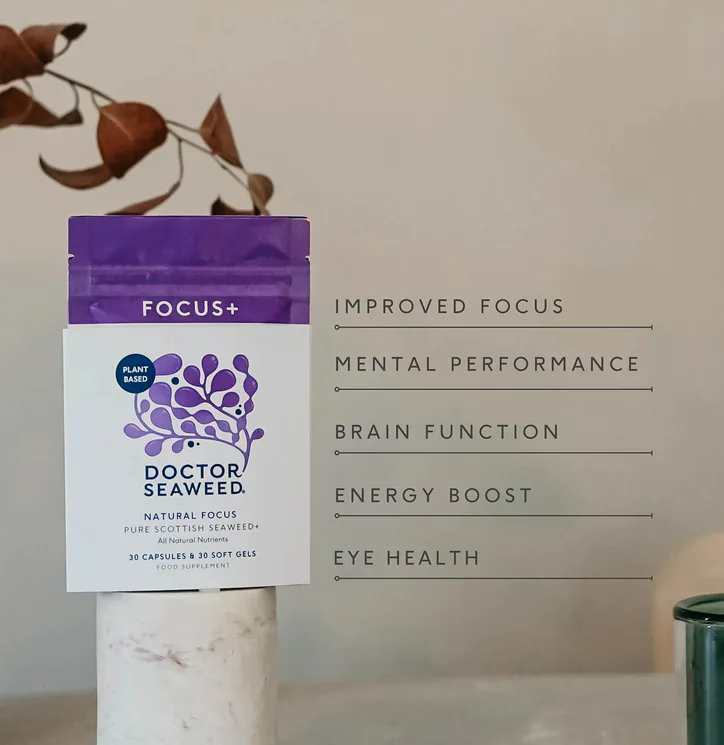 DOCTOR SEAWEED Doctor Seaweed's Focus+ Supplement 60 Capsules, additional product view 2