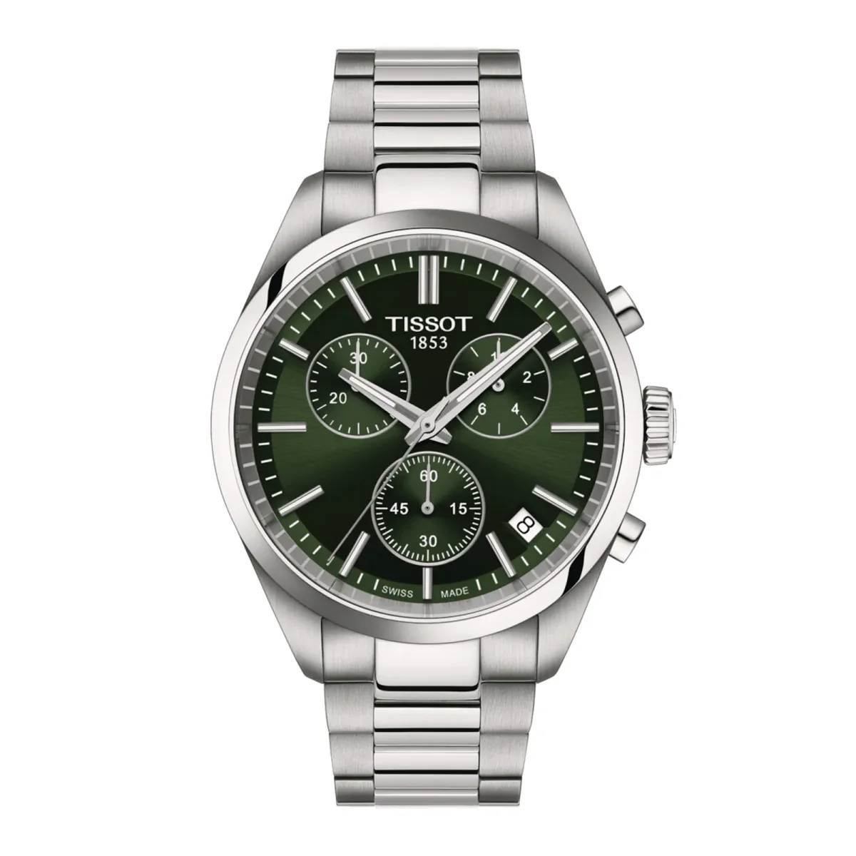 Tissot PR100 Chronograph 40mm Mens Watch Green