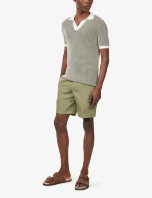 ORLEBAR BROWN Norwich Slip-Pocket Linen Shorts detail 2