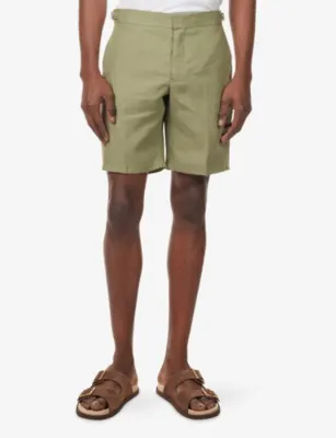 ORLEBAR BROWN Norwich Slip-Pocket Linen Shorts detail 3