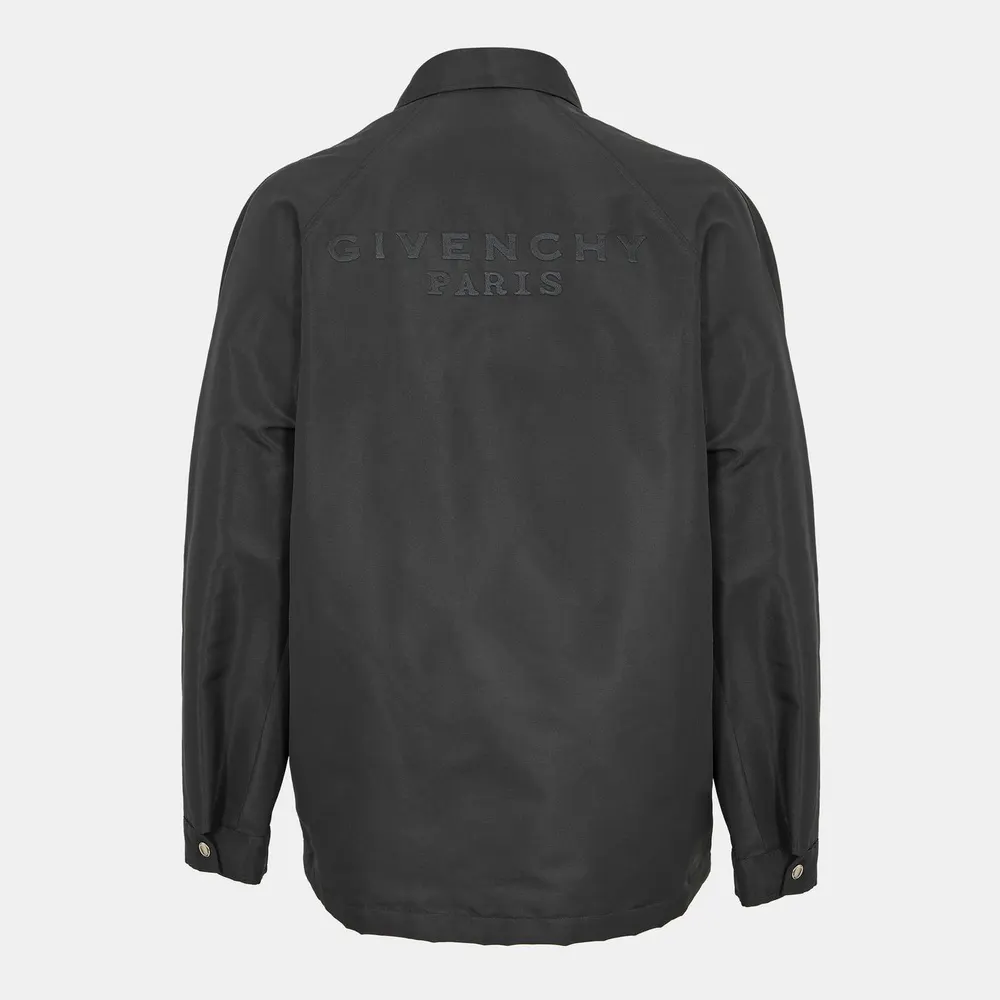 GIVENCHY Men's GIV Logo Coach Jacket detail 2