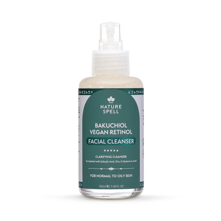 Nature Spell Bakuchiol Vegan Retinol Facial Cleanser 100ml