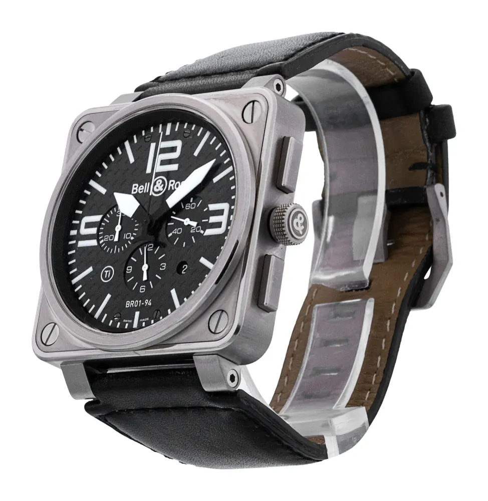 Bell and Ross BR03-94 Chronograph BR01-94 — 2007 — Very good in Black Quarter Arabic, additional product view 2