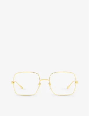 GUCCI GG1434O square-frame metal optical glasses