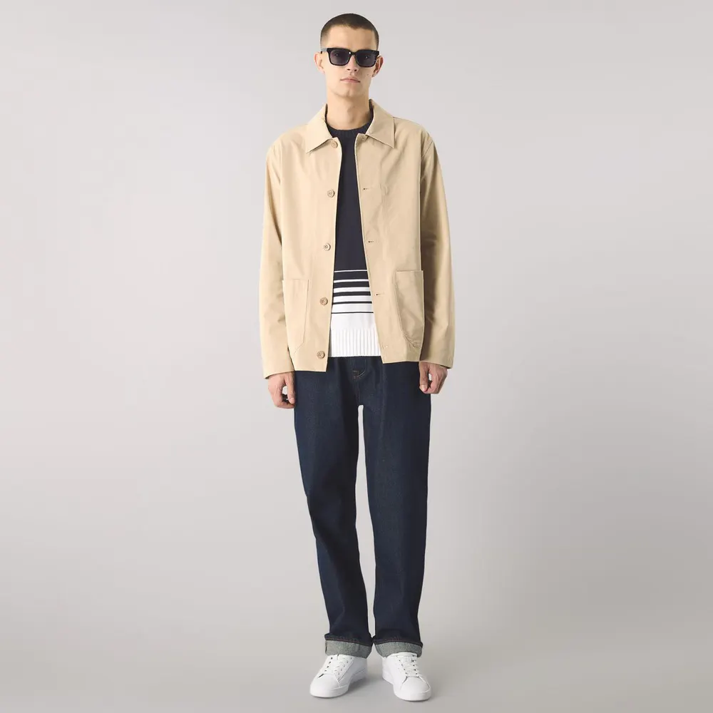 Pretty Green Men's Didsbury Structured Relaxed Fit Overshirt detail 2