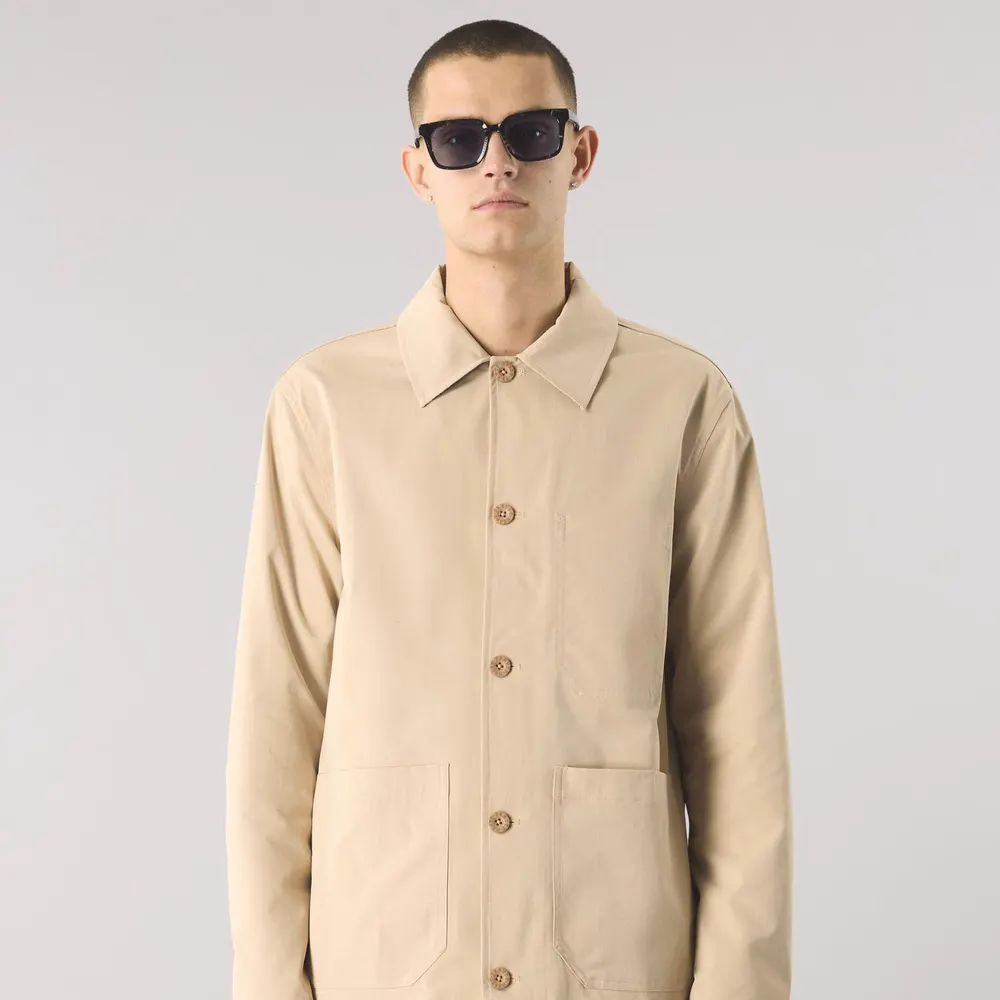 Pretty Green Men's Didsbury Structured Relaxed Fit Overshirt detail 3