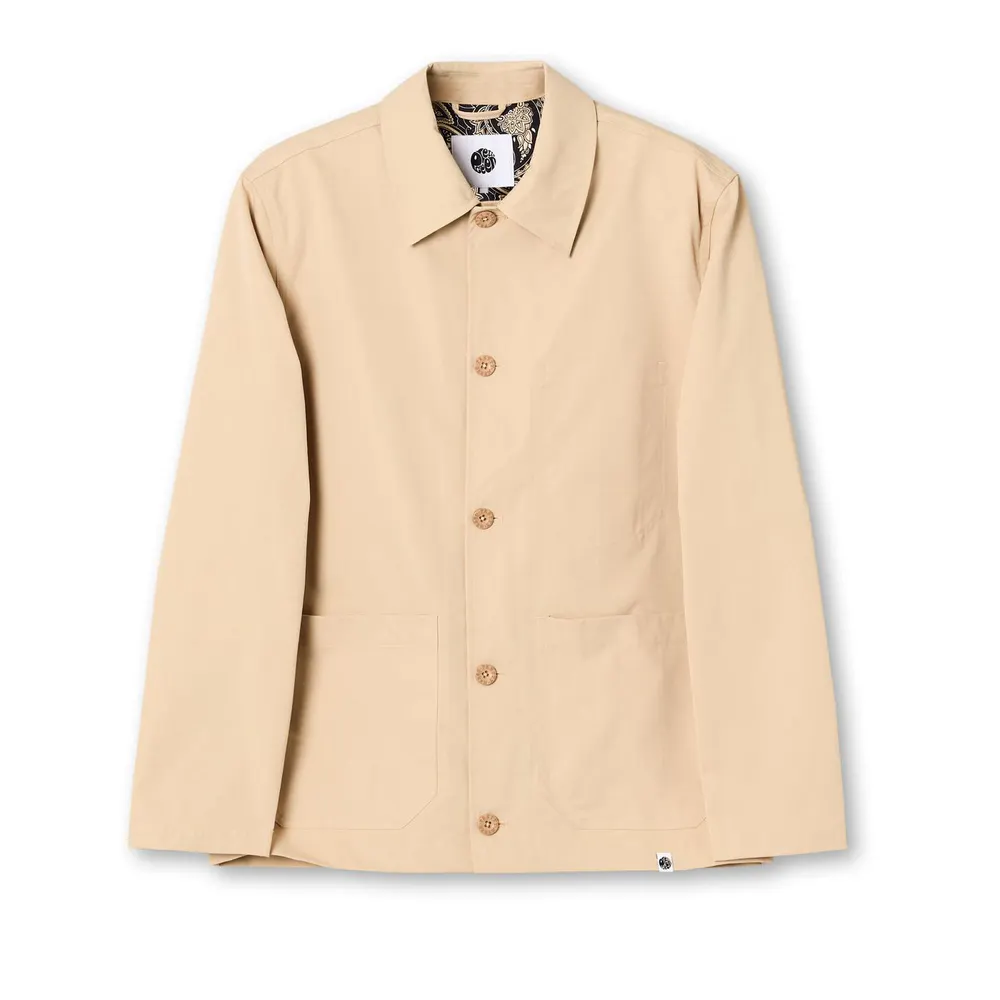 Pretty Green Men's Didsbury Structured Relaxed Fit Overshirt