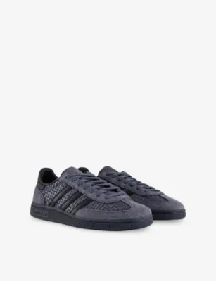 ADIDAS Handball Spezial Suede and Leather Trainers - EUR 45.5 / 11.5 UK MEN in AURORA ONIX BLK GOLD, additional product view 3