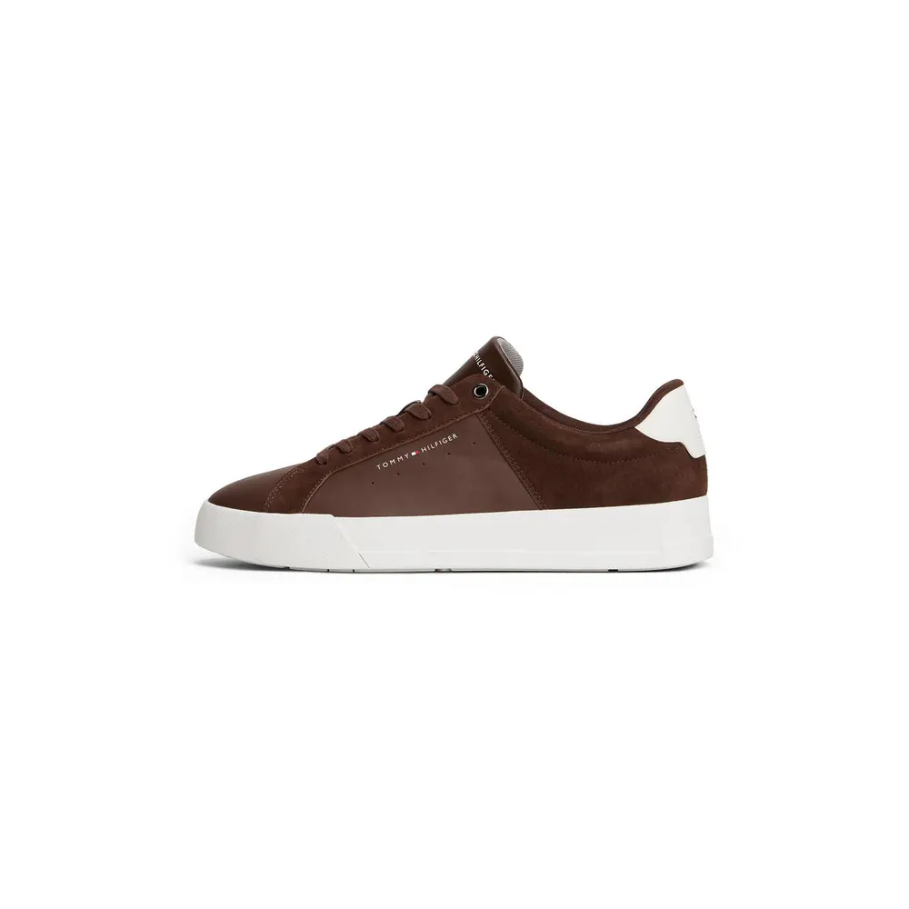 Tommy Hilfiger Men's Court Nubuck Low-Top Trainers