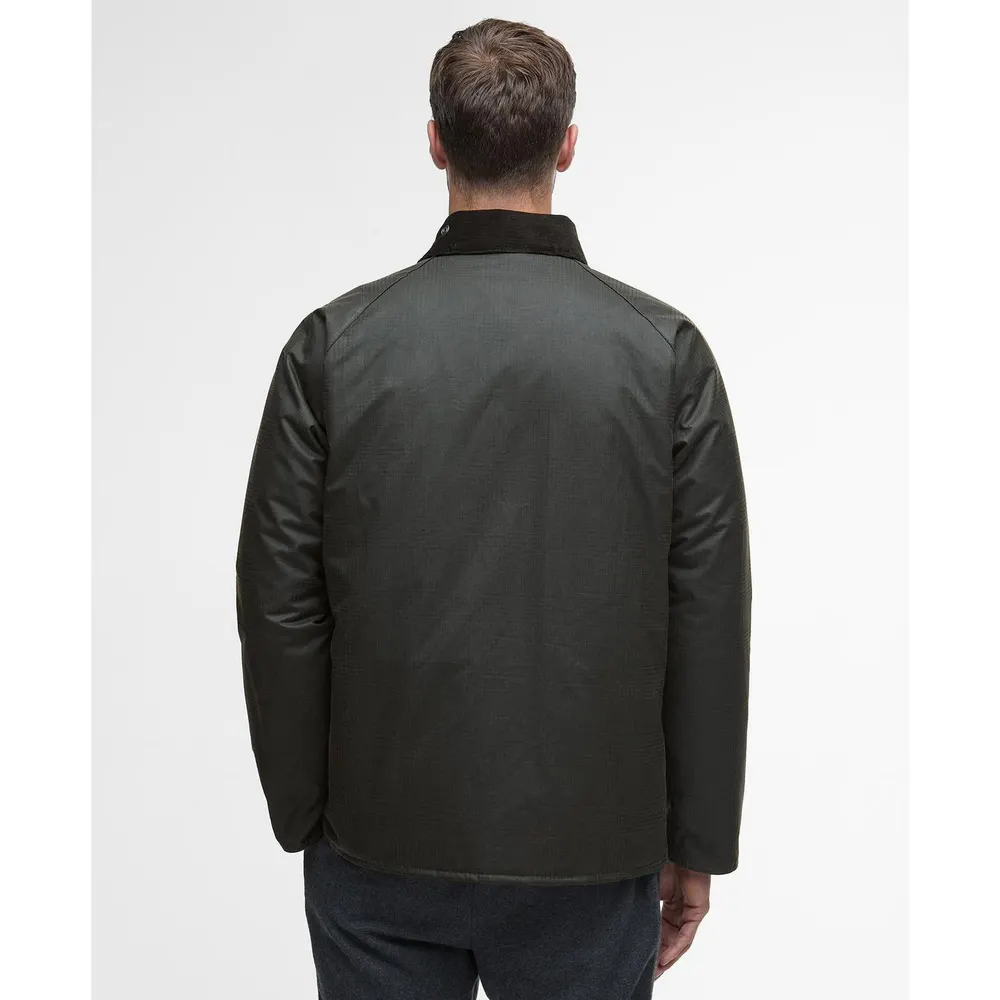 Barbour Mens Modern Beaufort Waxed Jacket detail 3
