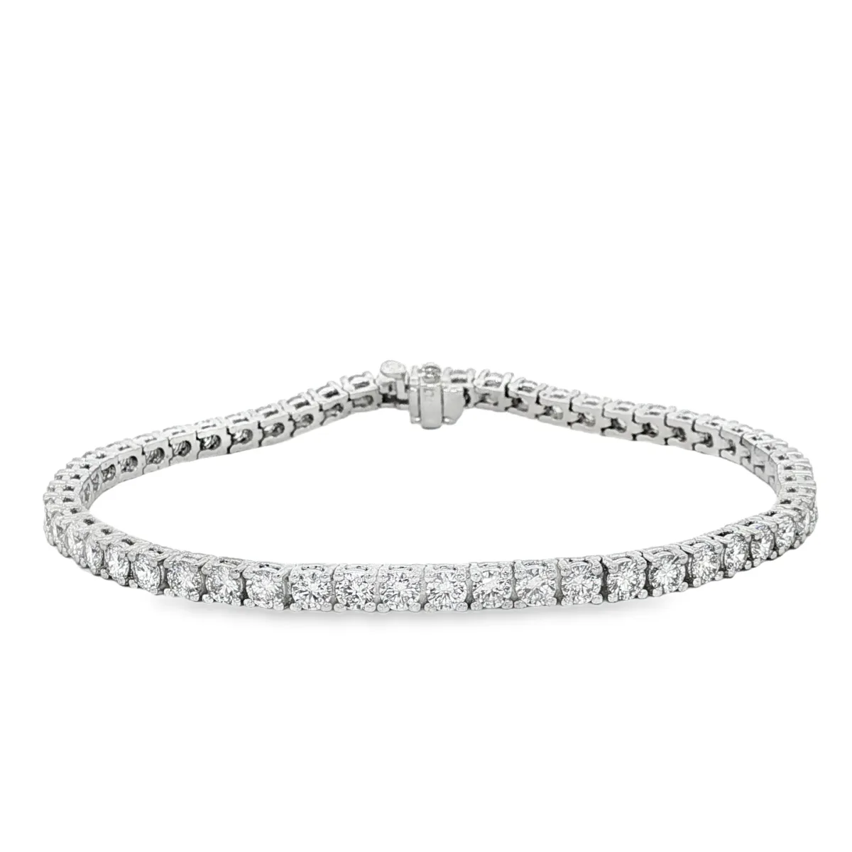 AHMED - MOON JEWELRY Platinum Diamond Tennis Bracelet 71093