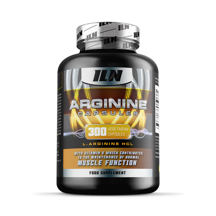 Iron Labs Nutrition L Arginine Capsules - 2,600mg per Serving with Added Glutamine - 300 Vegetarian Capsules