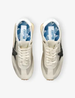 GOLDEN GOOSE Men’s Marathon Mesh and Suede Trainers - EUR 43 / 9 UK MEN in Beige, additional product view 2