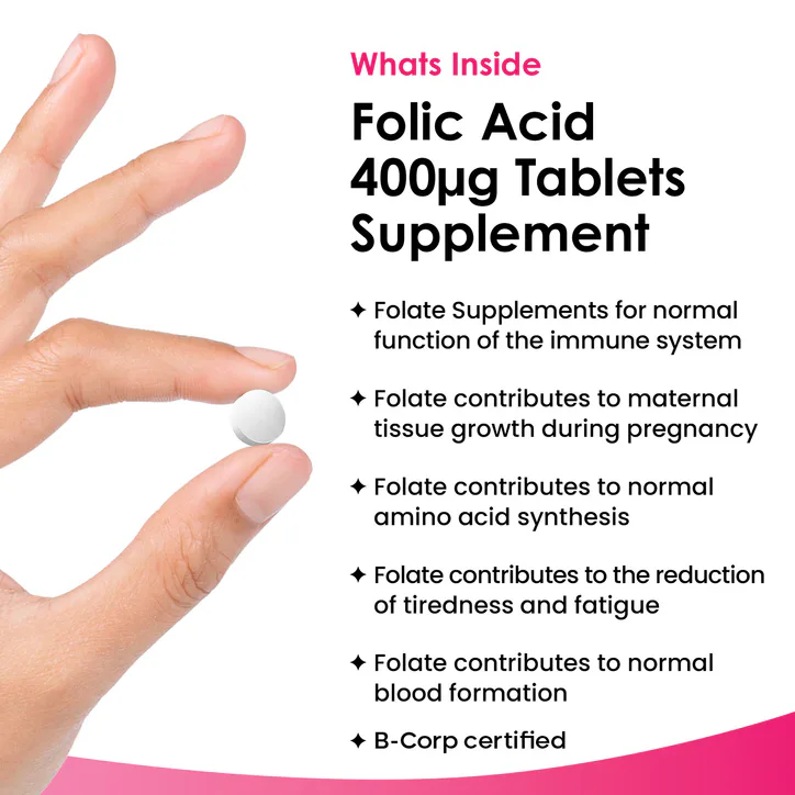 New Leaf Products Folic Acid Prenatal Vitamins Tablets 120 tablets detail 2