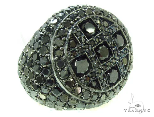MARYAM - For Him SILVER Immortality Black Diamond Ring 34988 in 7 – Ring