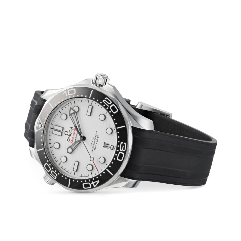 Omega Seamaster Diver 300M 42mm Mens Watch in White, additional product view 2