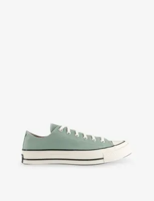 CONVERSE All Star Ox 70s Canvas Trainers - 8 in THYME AGAIN EGRET BLACK – Mens | Trainers | Lace up trainers