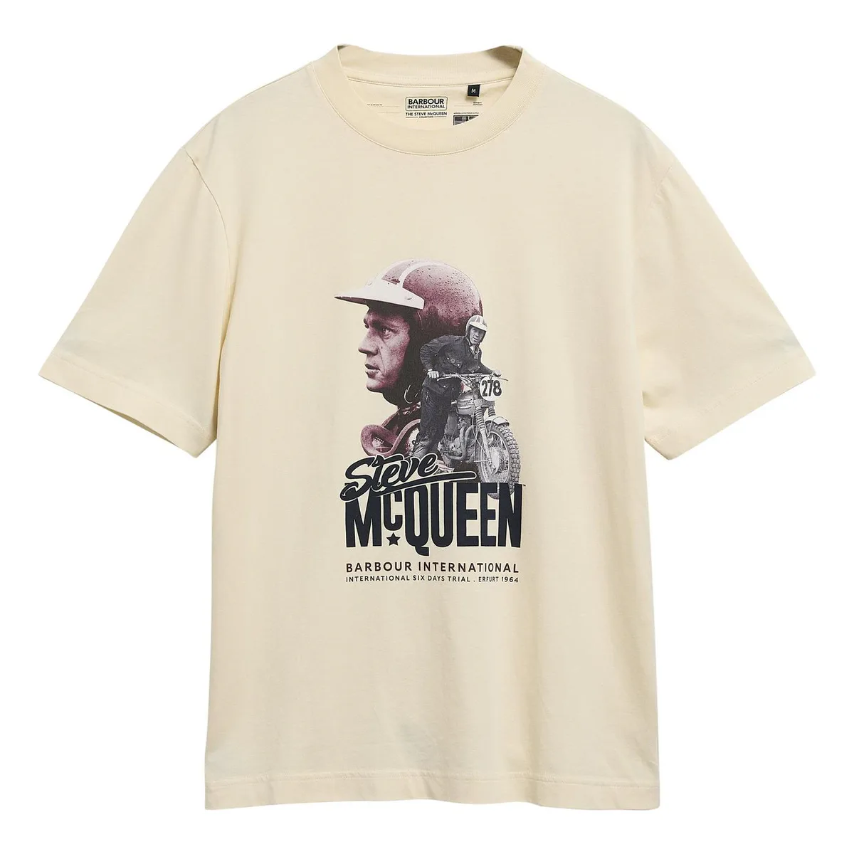 Barbour International Men's Steve McQueen Rainey Graphic Cotton T-Shirt