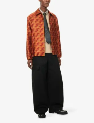 DRIES VAN NOTEN Vorries Floral Cotton-Blend Jacket detail 2