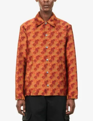 DRIES VAN NOTEN Vorries Floral Cotton-Blend Jacket detail 3