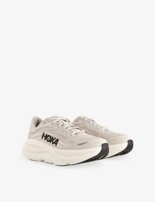 DECKERS HOKA Bondi 9 Mesh Trainers - 7.5 in RIVER ROCK GREY ALABASTE, additional product view 3