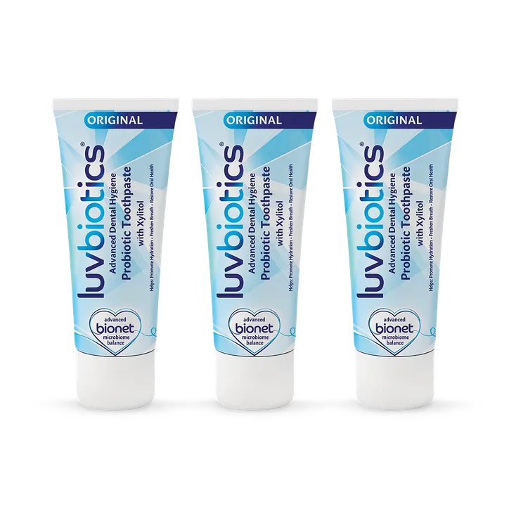 Luvbiotics Probiotic Luvbiotics Original Toothpaste - 3 pack - Fluoride Toothpaste
